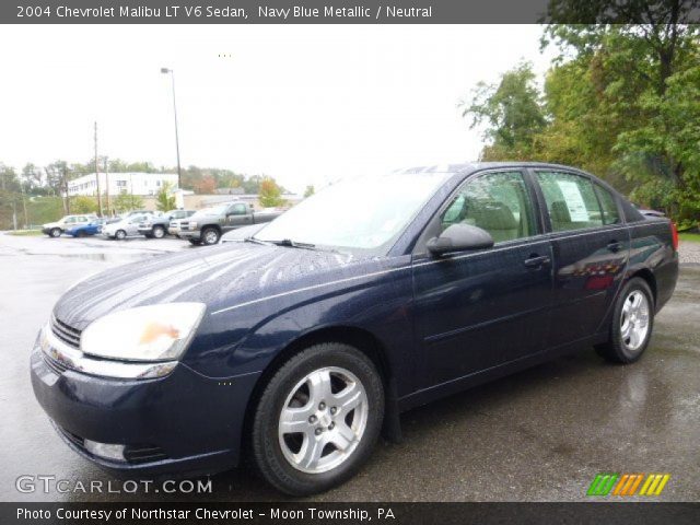 2004 Chevrolet Malibu LT V6 Sedan in Navy Blue Metallic