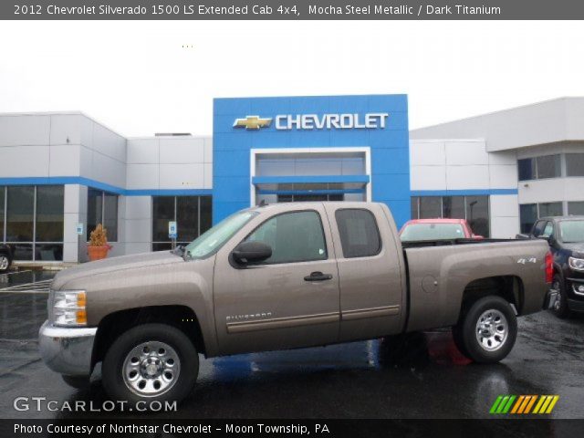 2012 Chevrolet Silverado 1500 LS Extended Cab 4x4 in Mocha Steel Metallic