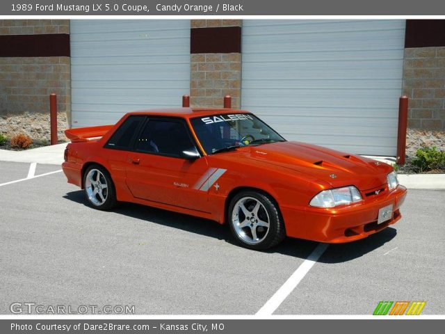 1989 Ford Mustang LX 5.0 Coupe in Candy Orange