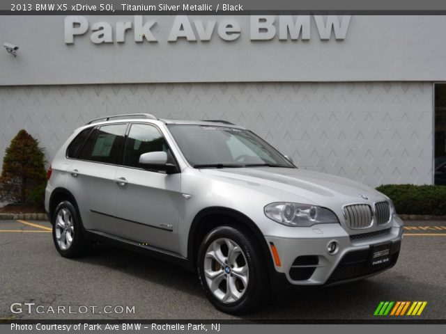 2013 BMW X5 xDrive 50i in Titanium Silver Metallic