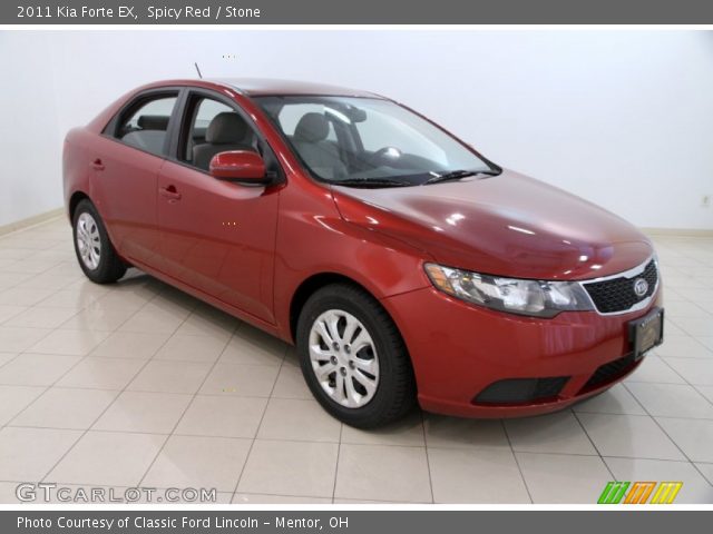 2011 Kia Forte EX in Spicy Red
