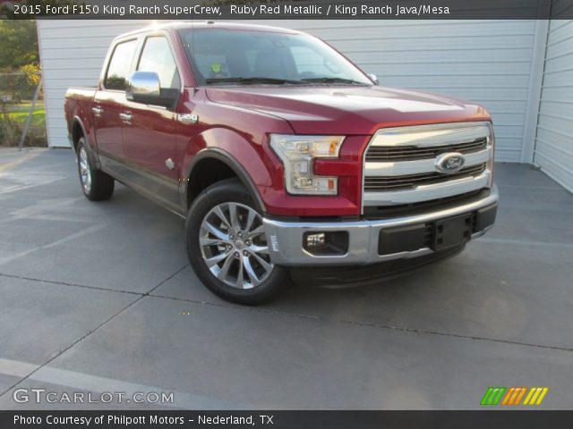 2015 Ford F150 King Ranch SuperCrew in Ruby Red Metallic