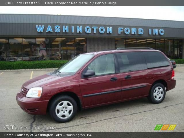 2007 Ford Freestar SE in Dark Toreador Red Metallic