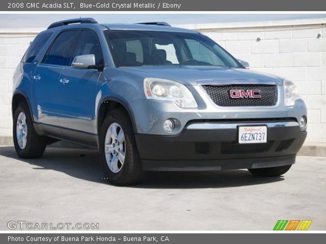 2008 GMC Acadia SLT in Blue-Gold Crystal Metallic