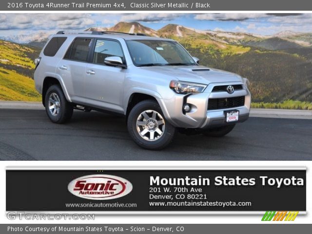 2016 Toyota 4Runner Trail Premium 4x4 in Classic Silver Metallic