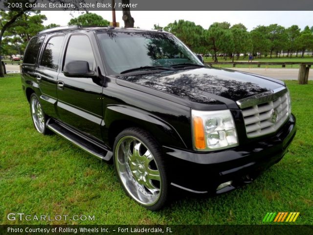 2003 Cadillac Escalade  in Sable Black