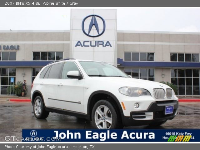 2007 BMW X5 4.8i in Alpine White