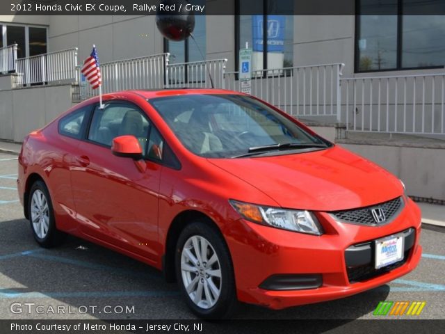 2012 Honda Civic EX Coupe in Rallye Red