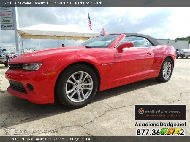 2015 Chevrolet Camaro LT Convertible in Red Hot