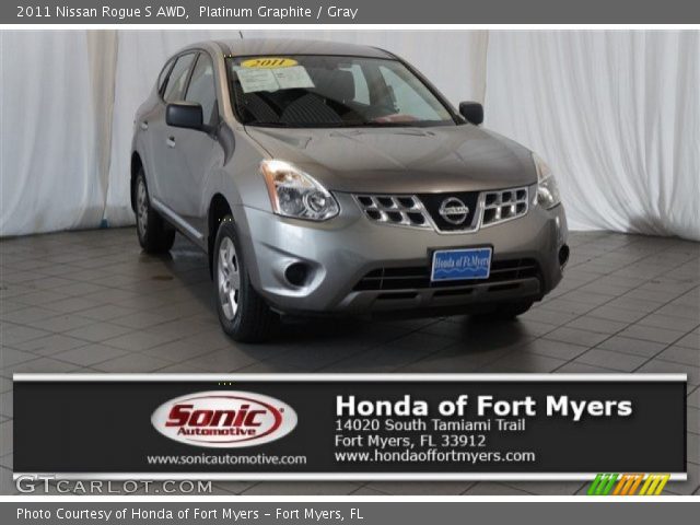 2011 Nissan Rogue S AWD in Platinum Graphite