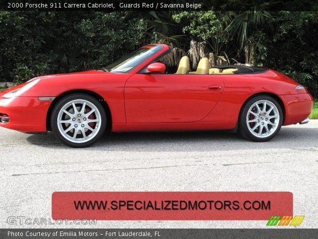 2000 Porsche 911 Carrera Cabriolet in Guards Red