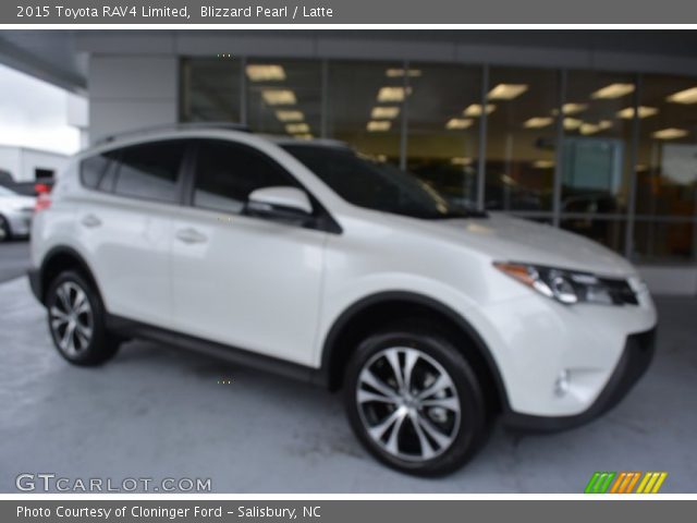 2015 Toyota RAV4 Limited in Blizzard Pearl