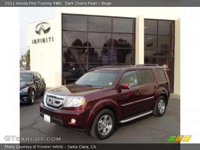 2011 Honda Pilot Touring 4WD in Dark Cherry Pearl