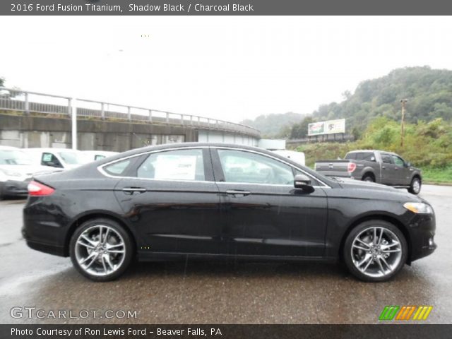 2016 Ford Fusion Titanium in Shadow Black