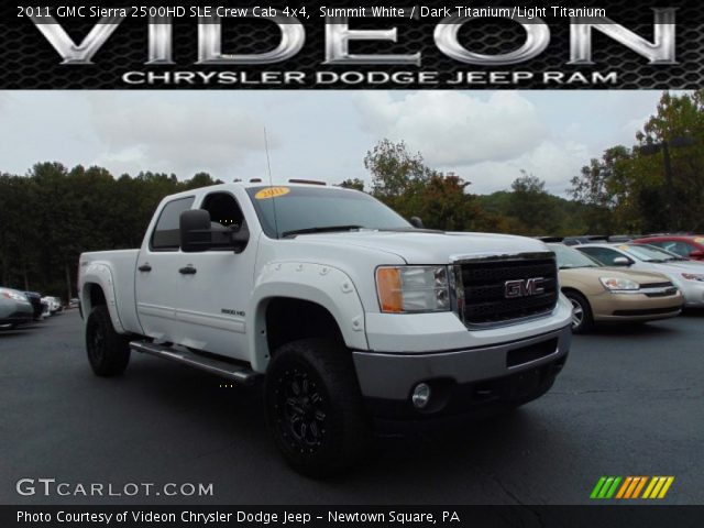 2011 GMC Sierra 2500HD SLE Crew Cab 4x4 in Summit White