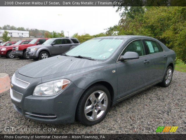 2008 Chevrolet Malibu LT Sedan in Dark Gray Metallic