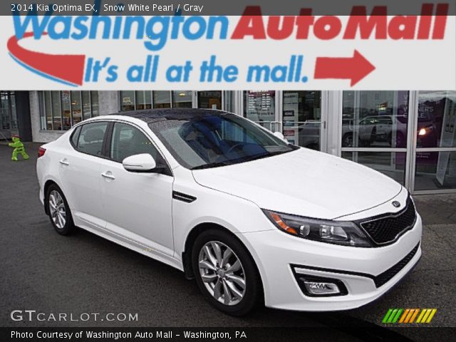2014 Kia Optima EX in Snow White Pearl