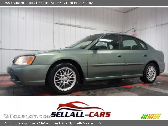 2003 Subaru Legacy L Sedan in Seamist Green Pearl