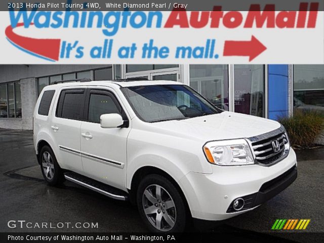 2013 Honda Pilot Touring 4WD in White Diamond Pearl