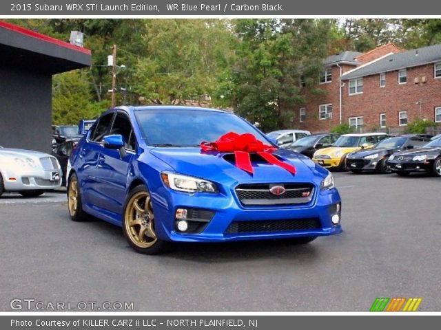 2015 Subaru WRX STI Launch Edition in WR Blue Pearl