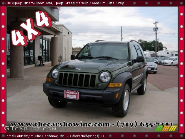 2007 Jeep Liberty Sport 4x4 in Jeep Green Metallic