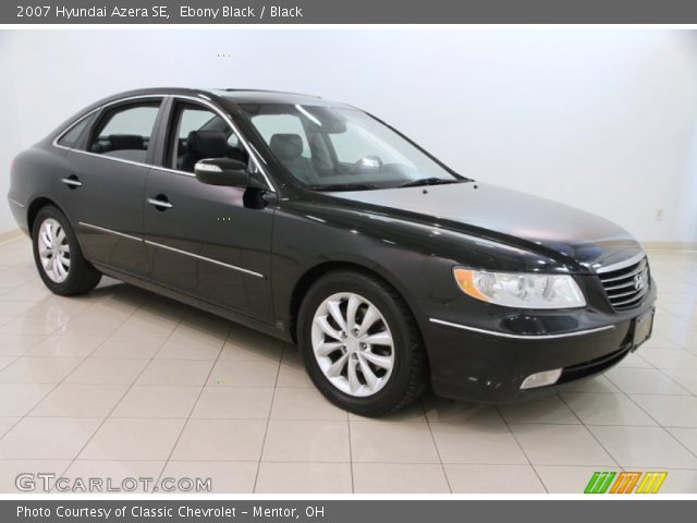 2007 Hyundai Azera SE in Ebony Black