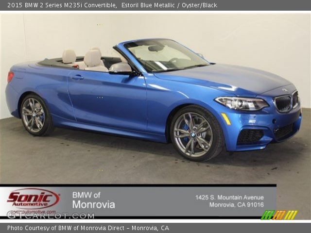 2015 BMW 2 Series M235i Convertible in Estoril Blue Metallic