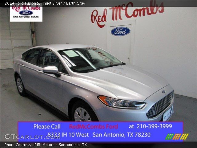 2014 Ford Fusion S in Ingot Silver