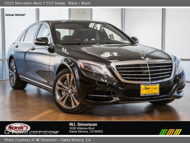 2015 Mercedes-Benz S 550 Sedan in Black