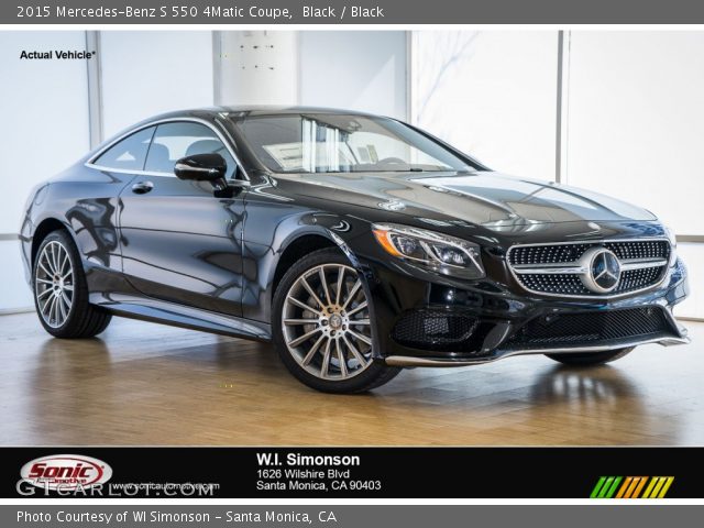 2015 Mercedes-Benz S 550 4Matic Coupe in Black