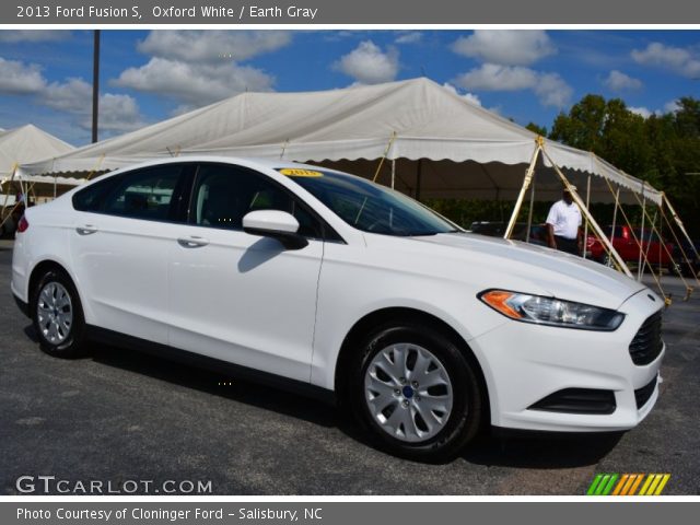 2013 Ford Fusion S in Oxford White