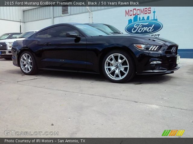 2015 Ford Mustang EcoBoost Premium Coupe in Black