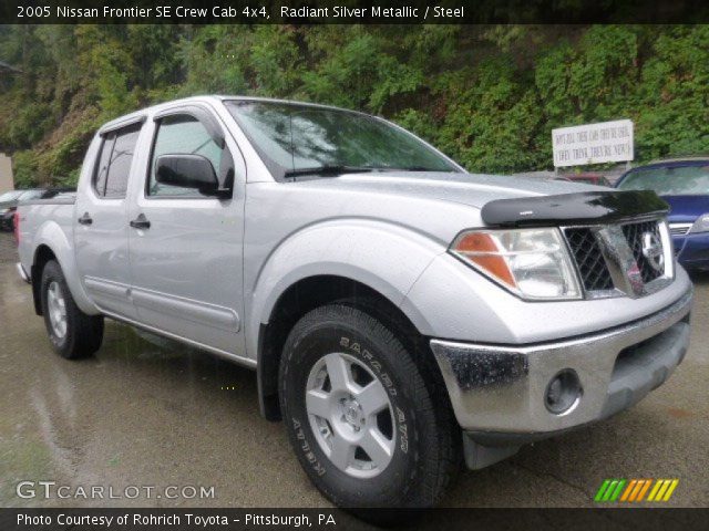 2005 Nissan Frontier SE Crew Cab 4x4 in Radiant Silver Metallic