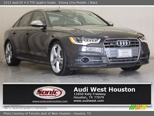 2013 Audi S6 4.0 TFSI quattro Sedan in Oolong Grey Metallic