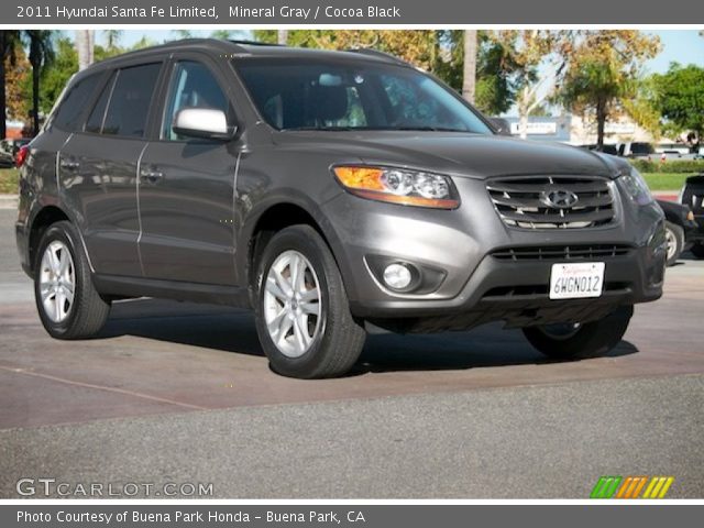 2011 Hyundai Santa Fe Limited in Mineral Gray