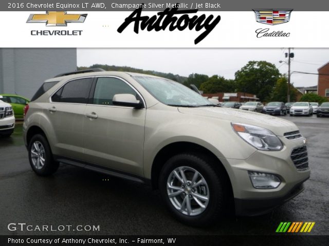 2016 Chevrolet Equinox LT AWD in Champagne Silver Metallic