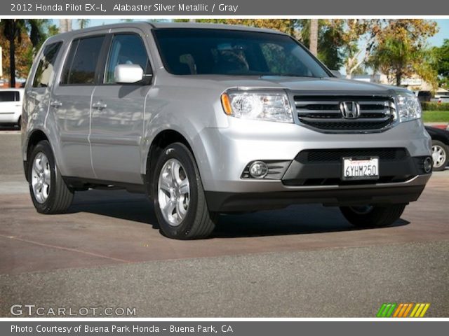 2012 Honda Pilot EX-L in Alabaster Silver Metallic