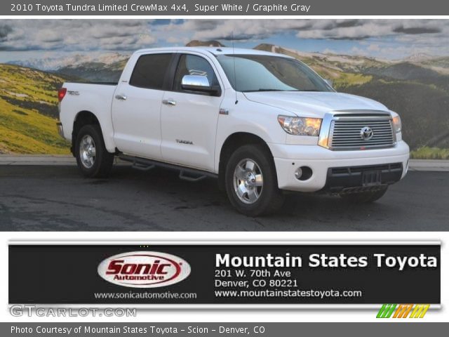 2010 Toyota Tundra Limited CrewMax 4x4 in Super White