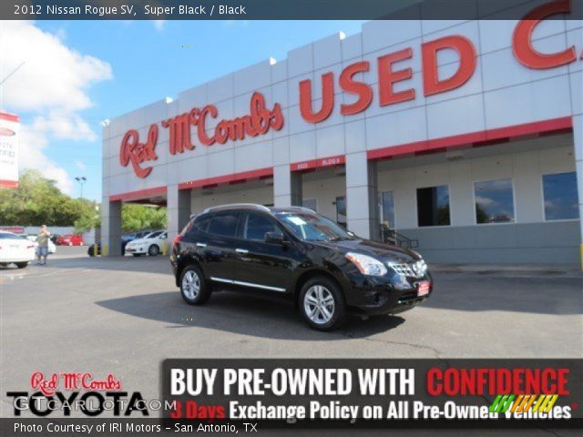 2012 Nissan Rogue SV in Super Black
