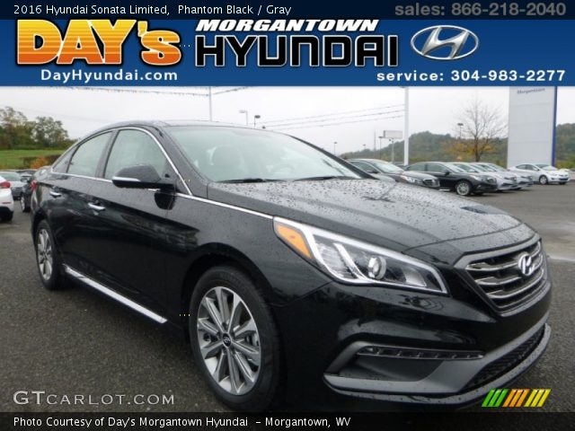 2016 Hyundai Sonata Limited in Phantom Black