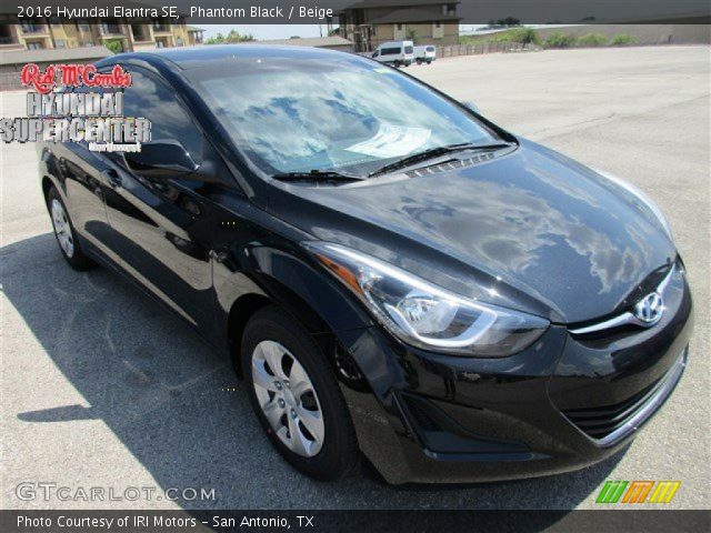 2016 Hyundai Elantra SE in Phantom Black