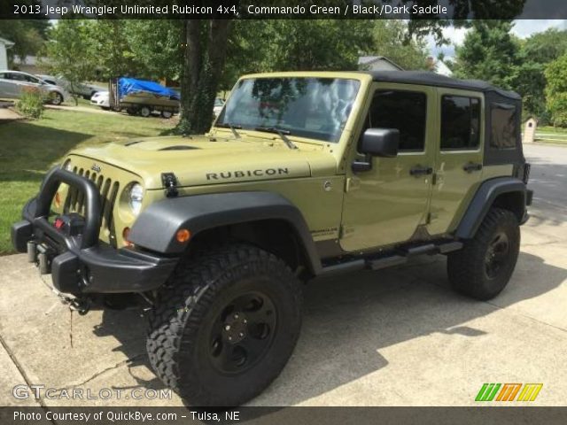 2013 Jeep Wrangler Unlimited Rubicon 4x4 in Commando Green