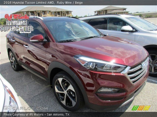 2016 Hyundai Tucson Limited AWD in Ruby Wine