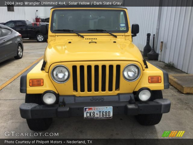 2004 Jeep Wrangler Unlimited 4x4 in Solar Yellow