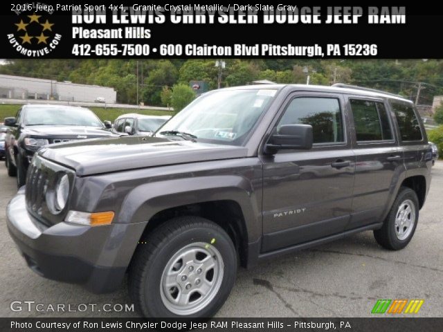 2016 Jeep Patriot Sport 4x4 in Granite Crystal Metallic