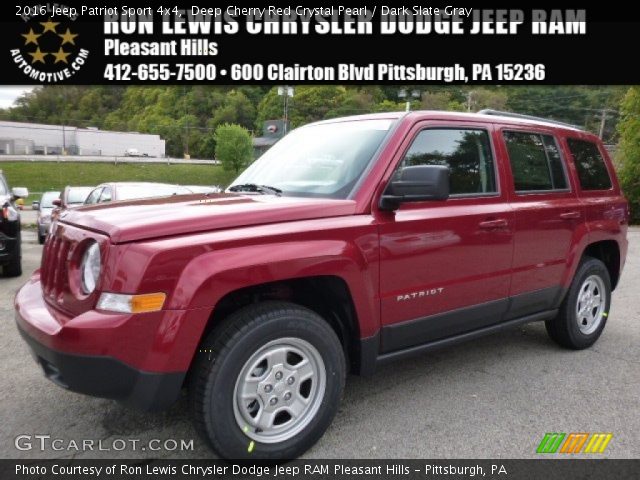2016 Jeep Patriot Sport 4x4 in Deep Cherry Red Crystal Pearl