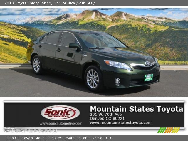 2010 Toyota Camry Hybrid in Spruce Mica
