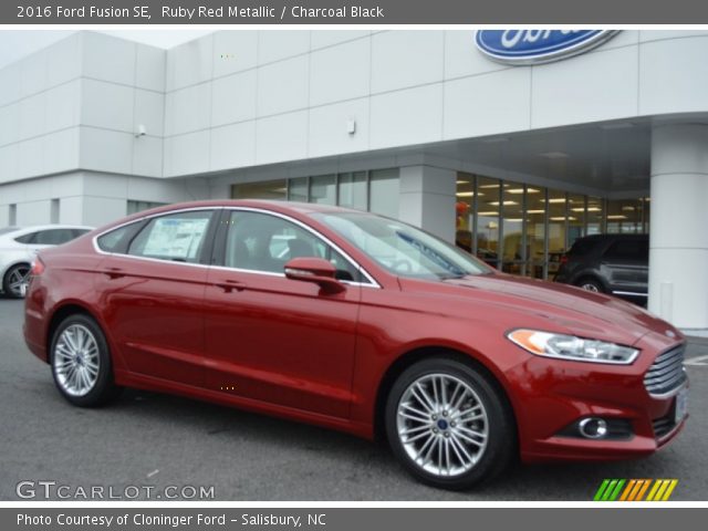 2016 Ford Fusion SE in Ruby Red Metallic