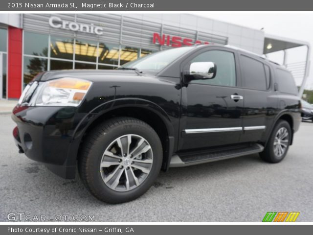 2015 Nissan Armada SL in Magnetic Black