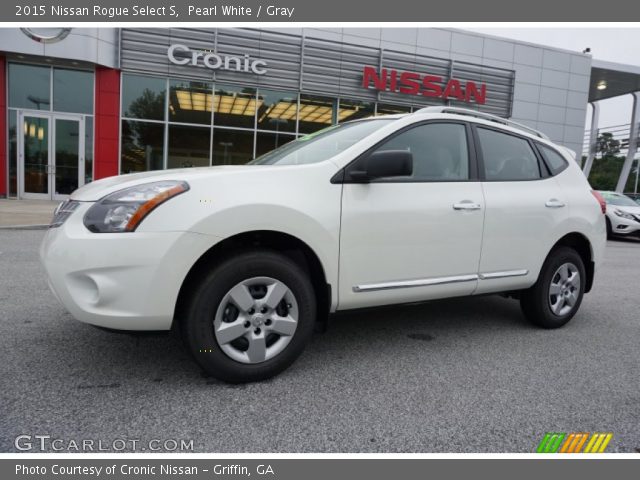 2015 Nissan Rogue Select S in Pearl White